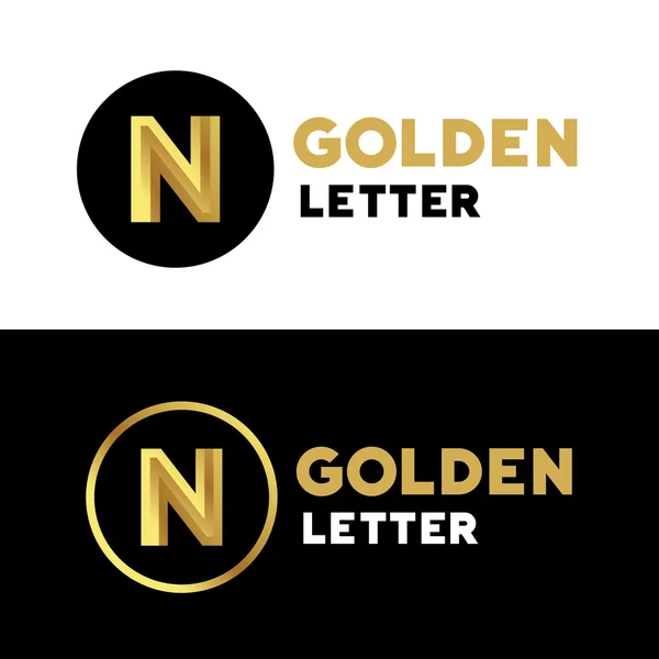 Letter N logo pictogram ontwerp template elementen — Stockvector