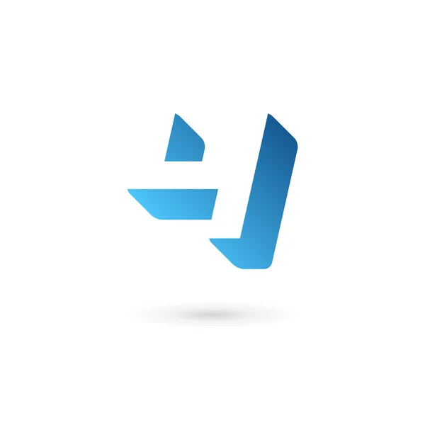 Numer 4 elementy szablonu projektu ikona logo — Wektor stockowy