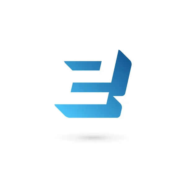 Número 2 logotipo ícone design elementos de modelo —  Vetores de Stock