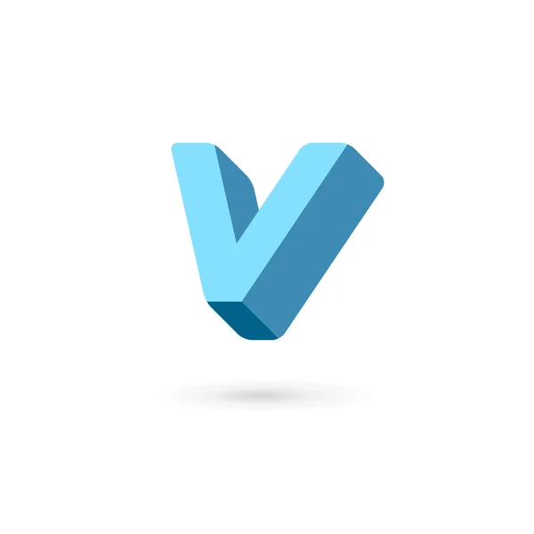 Letter V logo pictogram ontwerp template elementen — Stockvector