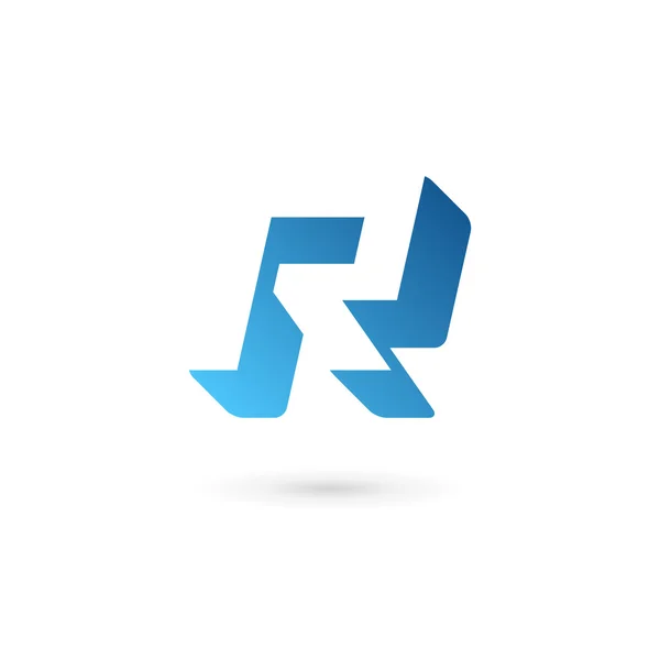 Letter R logo icon design template elements Vector Graphics