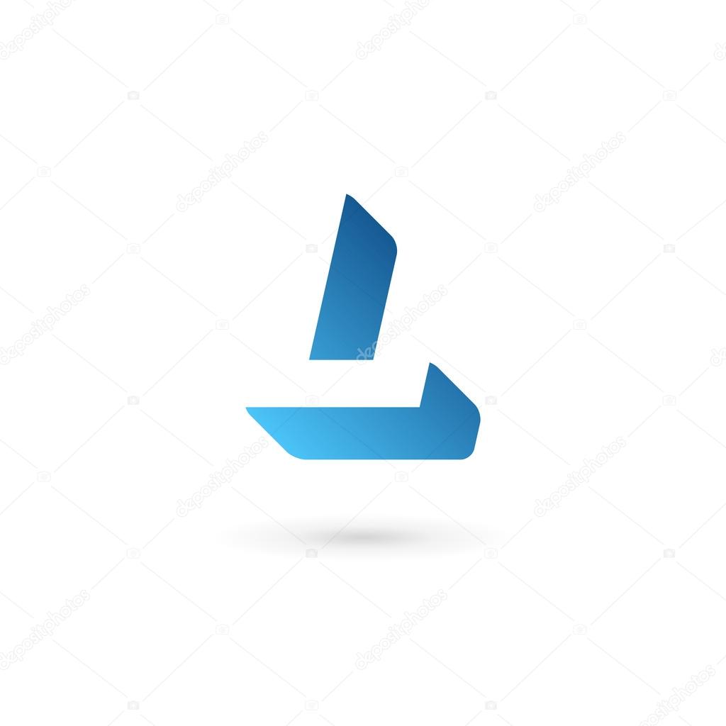 Letter L logo icon design template element