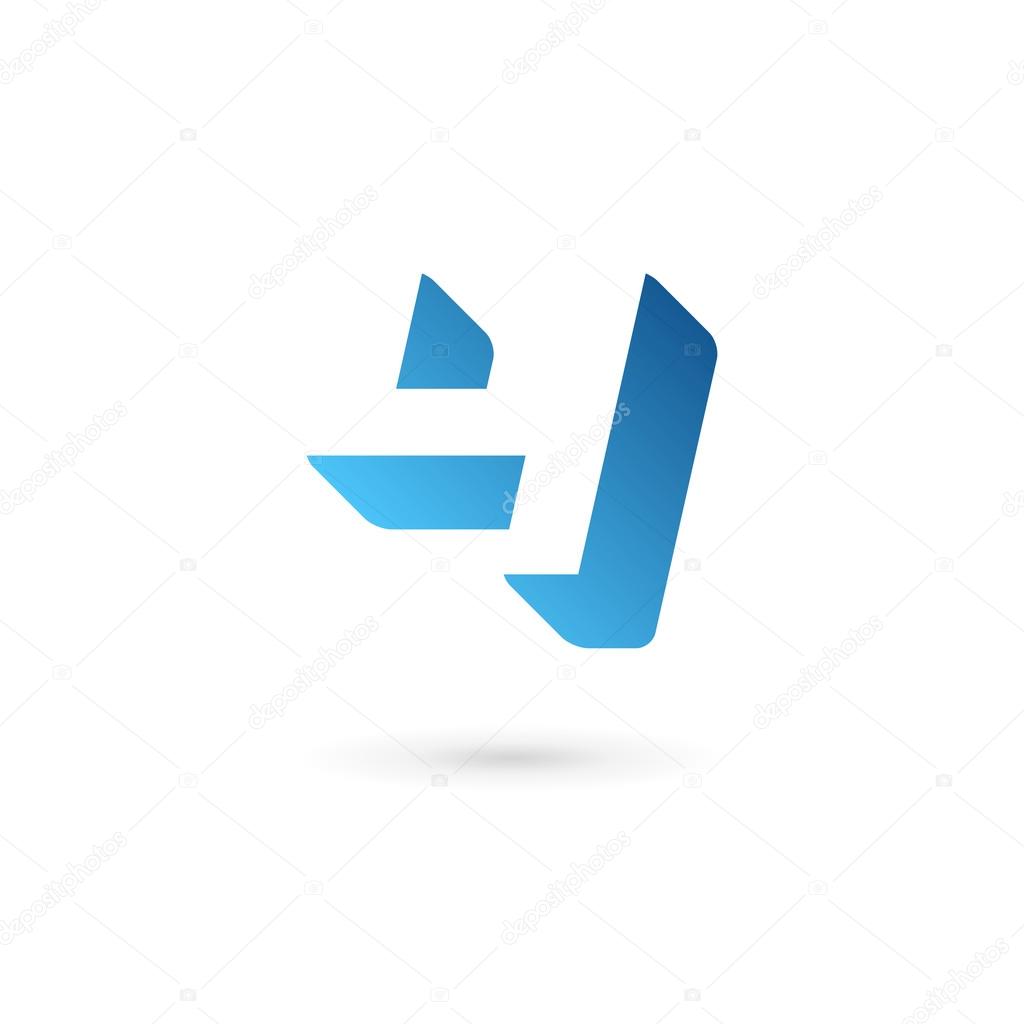 Number 4 logo icon design template element