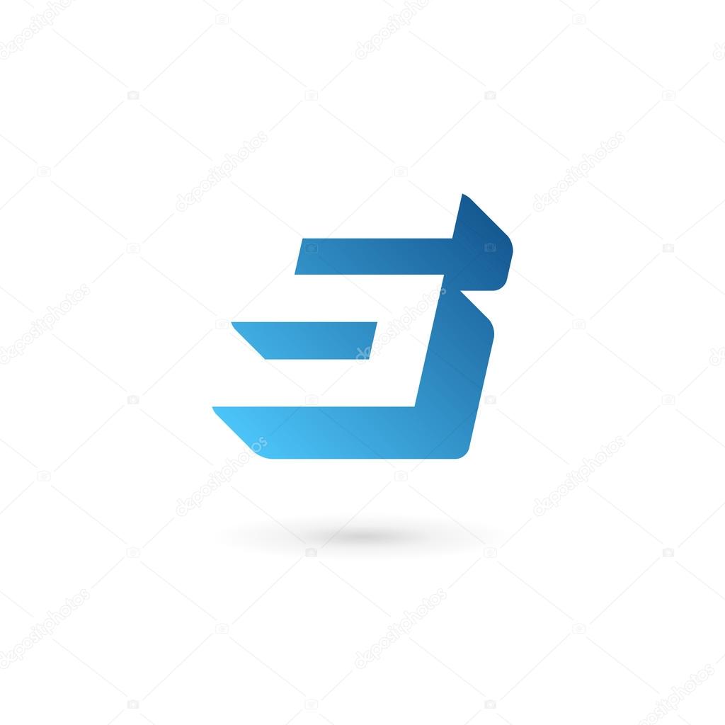 Letter S number 5 logo icon design template element