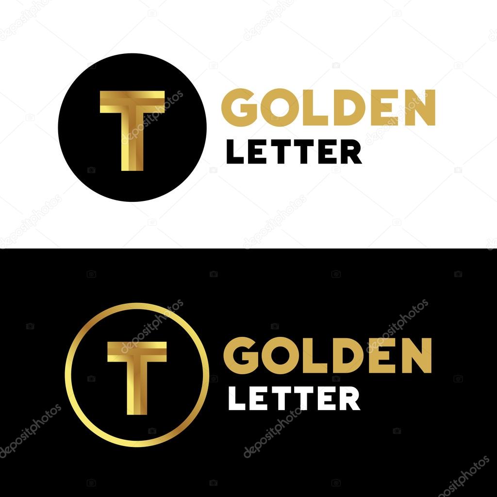 Letter T logo icon design template elements