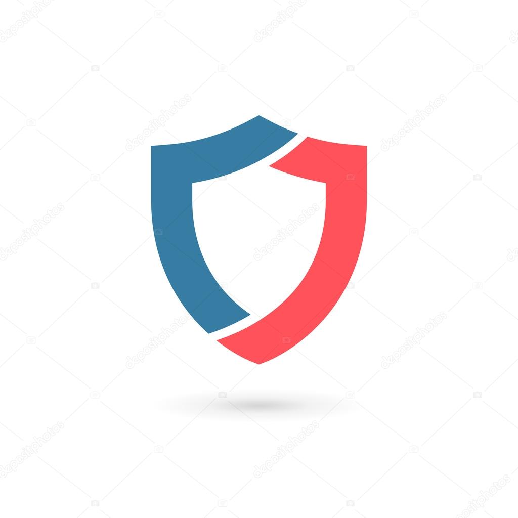 Shield logo icon design template element