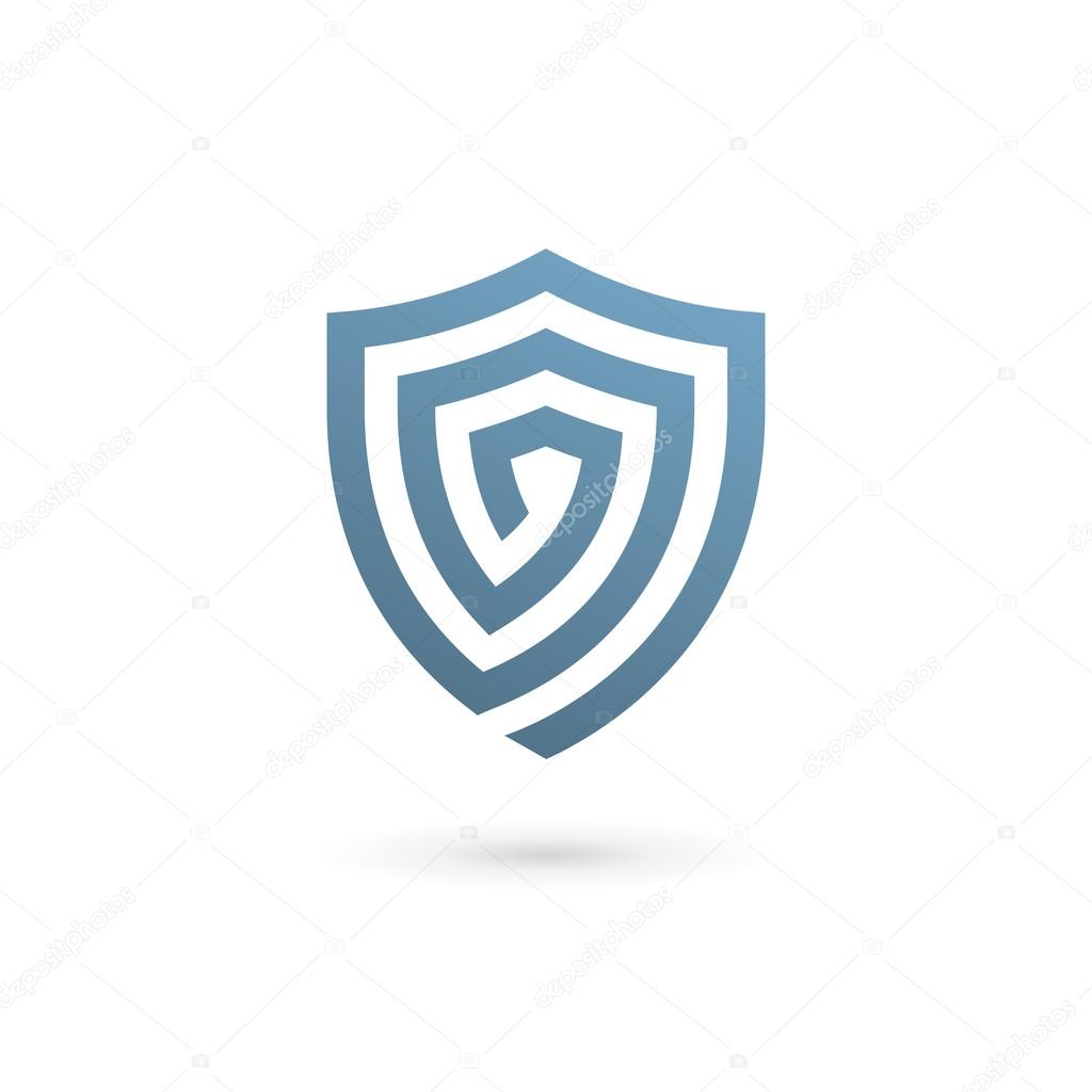 Shield logo icon design template element