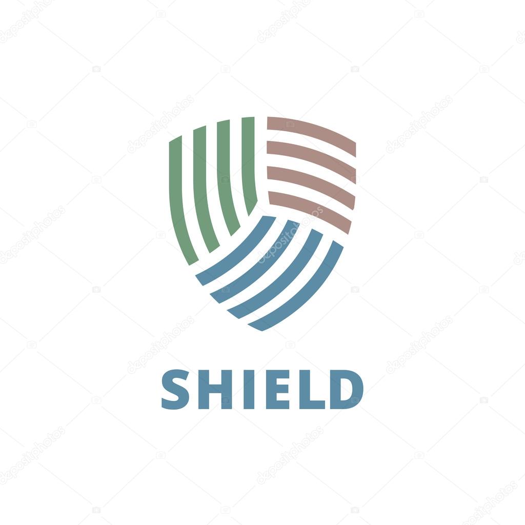 Shield logo icon design template element