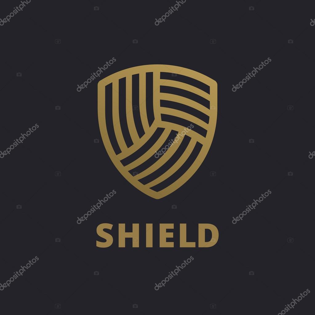 Shield logo icon design template element