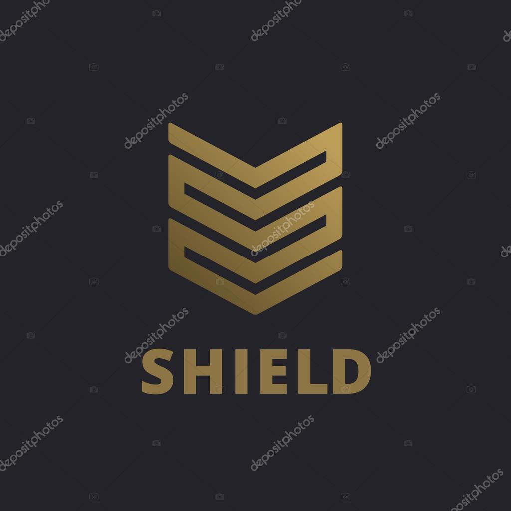 Shield logo icon design template element