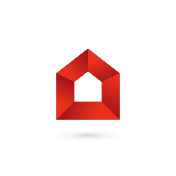 Real estate house logo icoon ontwerp template elementen — Stockvector