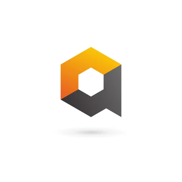 Letter A technologie logo pictogram sjabloon ontwerpelementen — Stockvector