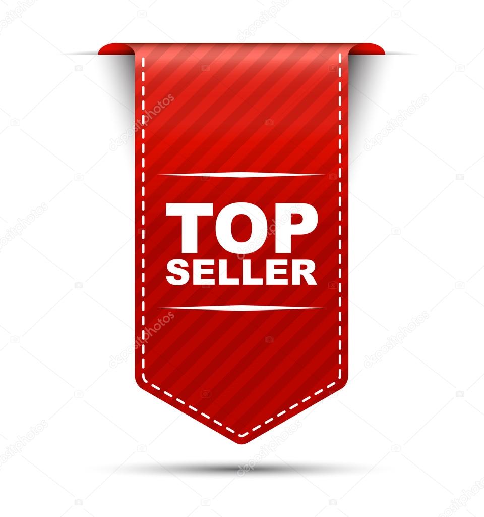 red vector banner design top seller