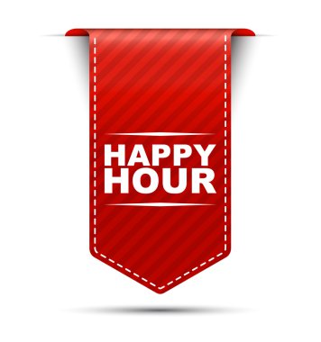 mutlu saat, afiş mutlu saat, kırmızı afiş mutlu saat, kırmızı vektör