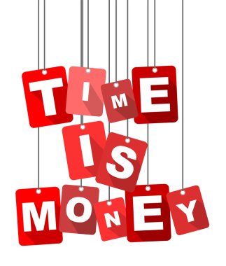 zaman para, kırmızı vektör zaman para, düz vektör zaman para, arka plan zaman para