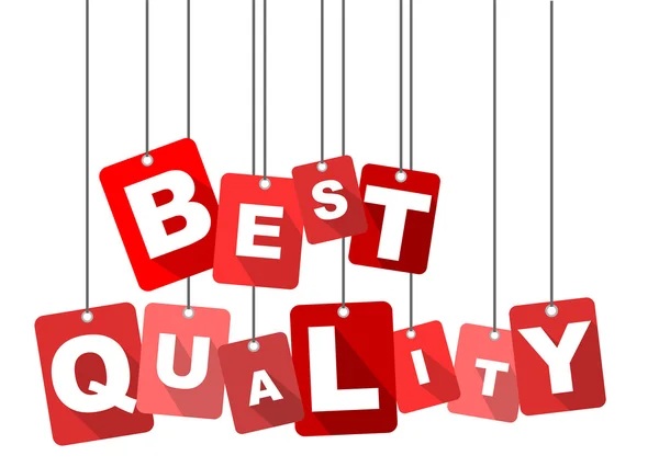 Legjobb minőségű, piros vektor legjobb minőségű, lapos vektor legjobb minőségű, a háttér legjobb minőségű — Stock Vector