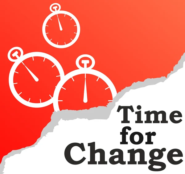 Tiempo para el cambio Fondo — Archivo Imágenes Vectoriales