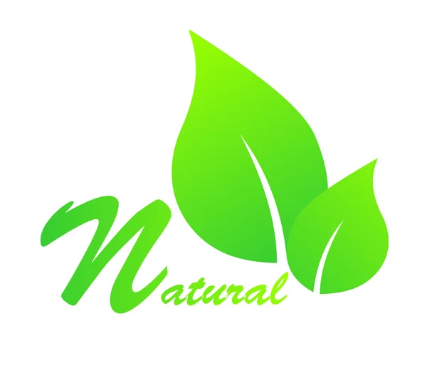 Ícone natural — Vetor de Stock