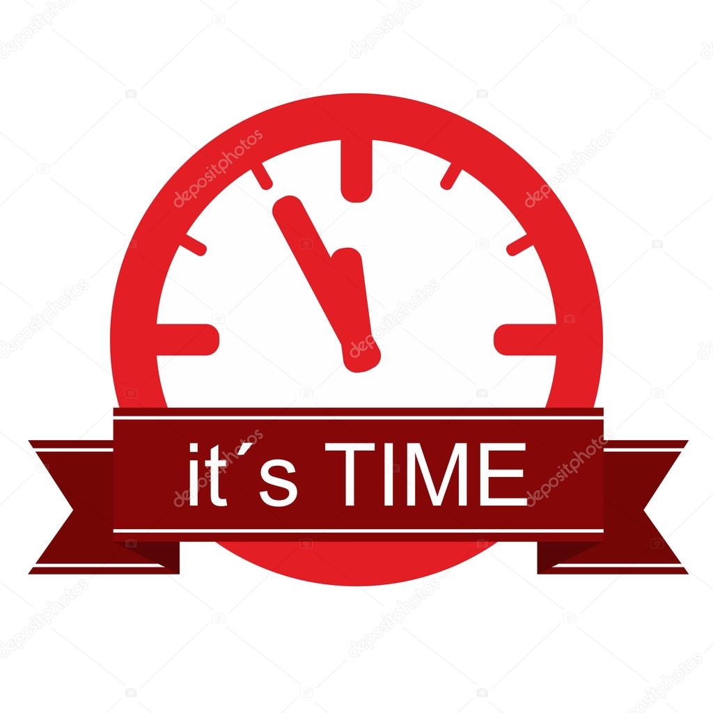 This si sticker - it is time