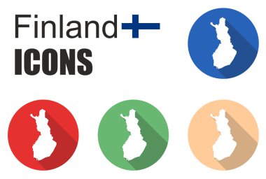 Finlandiya Icons set