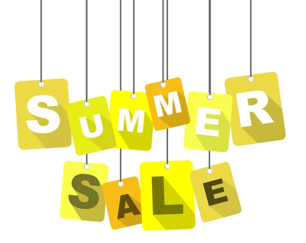 Tag summer sale — Stock Vector