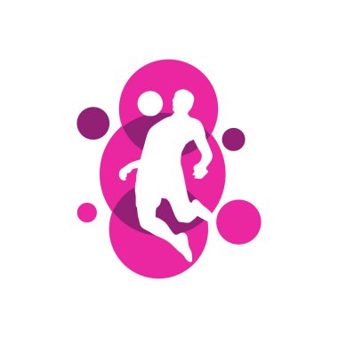 Futbol Spor Logosu Tasarım Şablonu