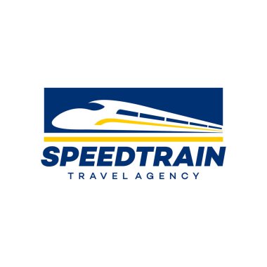 tren logo vektör şablonu çizimi