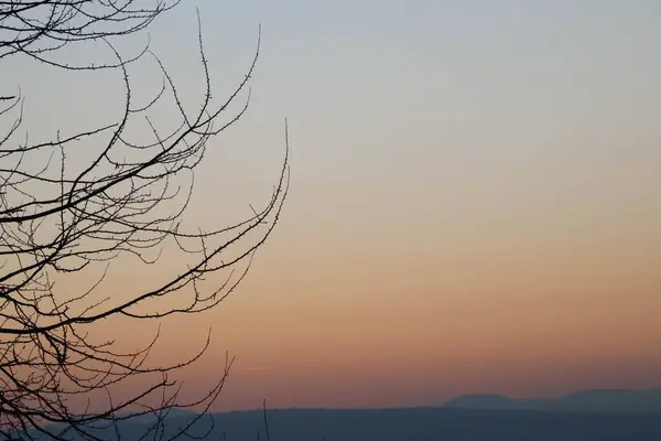 Абстрактный Снимок Красивого Заката — стоковое фото