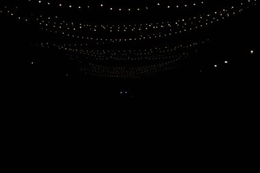 Soyut ışıklar ve kopyalama alanı