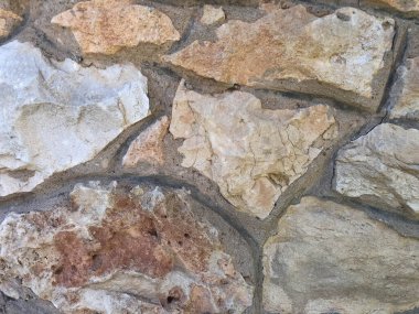 Taşların ve kayaların soyut arkaplanı. Farklı renkler..