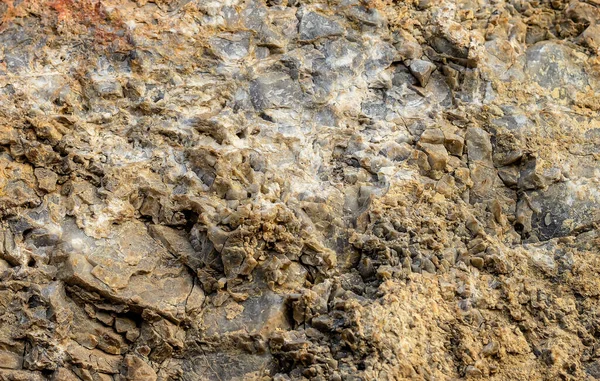 Blassgelbes Oder Gelbes Kalksteingestein Das Alania Türkei Gefunden Wurde Felsen — Stockfoto