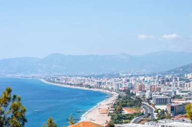 Eylül 'de Türkiye' nin Alanya tatil beldesi.