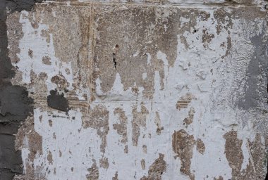 Büyük yapı taşlarından beton duvar. Eski, yıpranmış kil duvarlar, klasik arka plan gibi. Metin kopyalama alanı ile beton dokusu