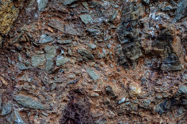 Struttura Rocciosa Montagne Sfondo Spazio Copiare Testi Sul Tema Della — Foto Stock