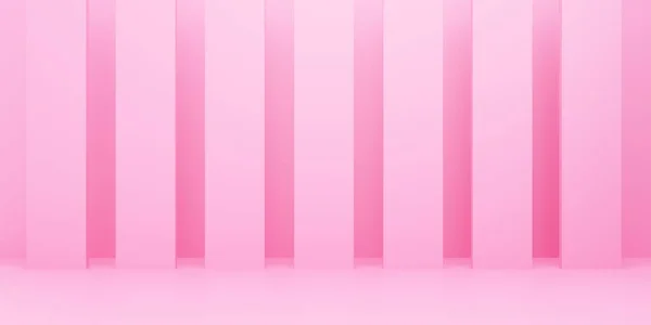 Απόδοση Του Κενού Ροζ Αφηρημένη Ελάχιστο Φόντο Σκηνή Για Διαφημιστικό — Φωτογραφία Αρχείου