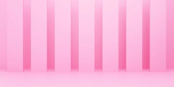 Rendering Von Leeren Rosa Abstrakten Minimalen Hintergrund Szene Für Werbedesign — Stockfoto