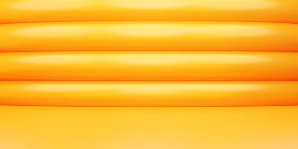 Rendering Von Leerem Orange Gold Abstrakten Geometrischen Minimalkonzept Hintergrund Szene — Stockfoto