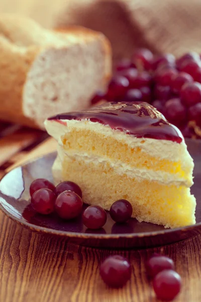 Üzümlü Yaban Mersinli Kek — Stok fotoğraf