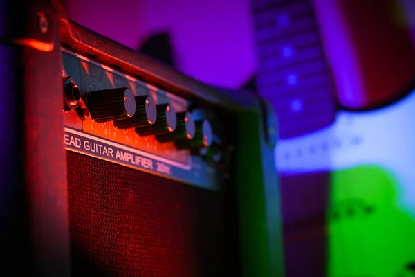 Amplificador Guitarra Eléctrica — Foto de Stock