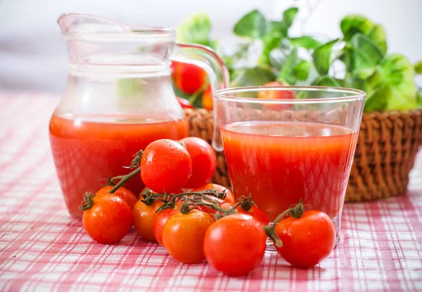 Tomato Juice Fresh Tomatoes — Stock Photo, Image