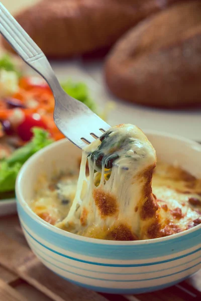 Spinat Lasagne Italienische Küche — Stockfoto