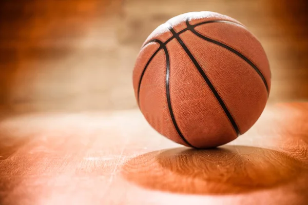 Basquete Chão Quadra Como Esporte Fitness — Fotografia de Stock