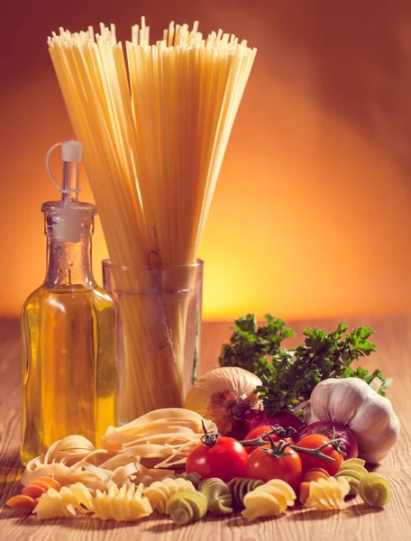 Pasta Spaghetti Ingrediente Cottura — Foto Stock