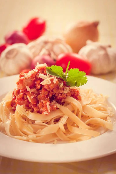 Pasta Penne Con Salsa Pomodoro — Foto Stock