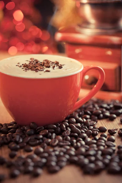 Кофемолка Кофейные Зерна — стоковое фото