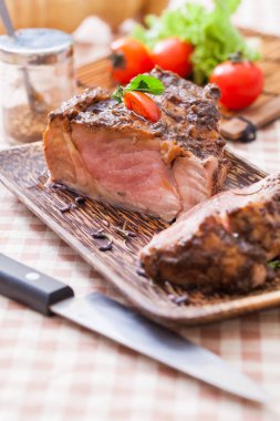 Paskalya için kuzu rostosu.