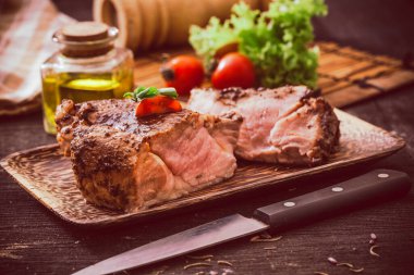 Paskalya için kuzu rostosu.