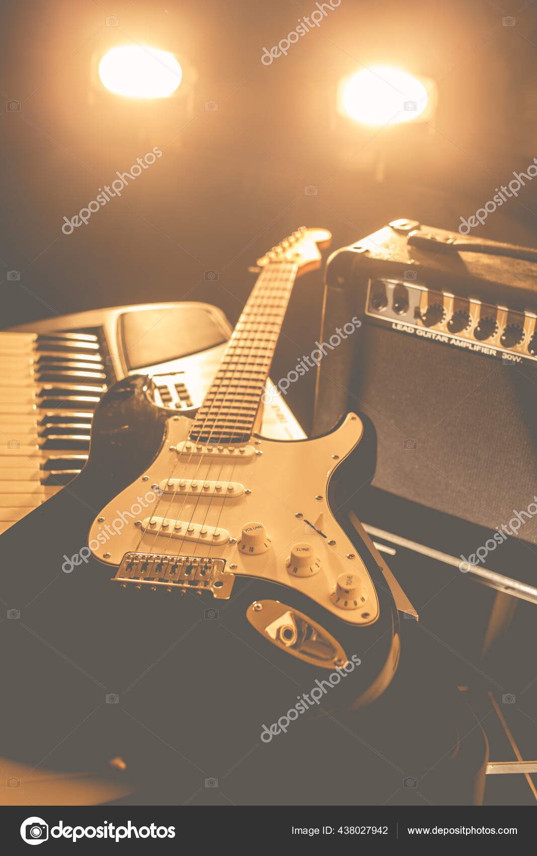 Guitar Piano Keyboard Stock Photo by ©Naito29 438027942