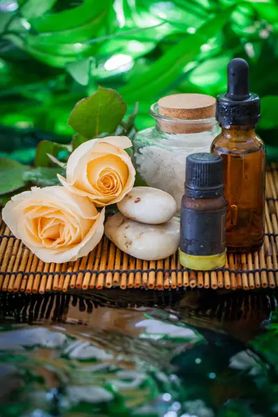 Nature Spa Aromatherapie Mit Ölbehandlung — Stockfoto