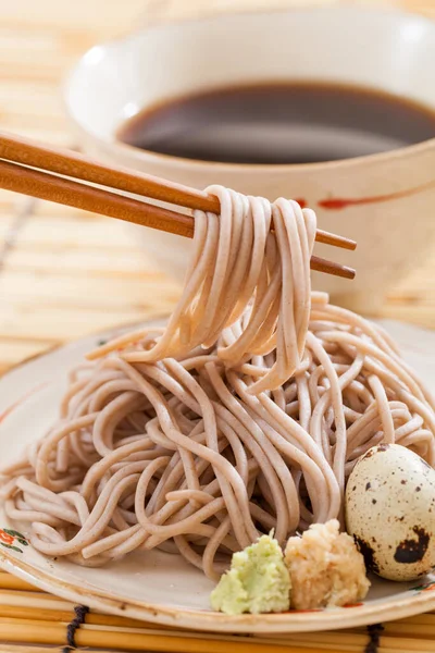 Koud Soba Japans Eten — Stockfoto